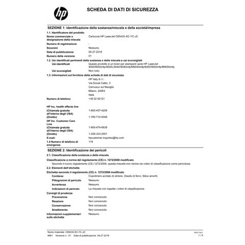 Toner alta capacità smart 43X HP nero  C8543X